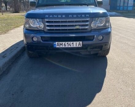 Синій Ленд Ровер Range Rover Sport, об'ємом двигуна 2.7 л та пробігом 350 тис. км за 9500 $, фото 1 на Automoto.ua