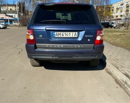 Синий Ленд Ровер Рендж Ровер Спорт, объемом двигателя 2.7 л и пробегом 350 тыс. км за 7500 $, фото 4 на Automoto.ua