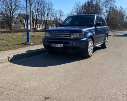 Синій Ленд Ровер Range Rover Sport, об'ємом двигуна 2.7 л та пробігом 350 тис. км за 9500 $, фото 15 на Automoto.ua