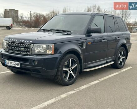 Синий Ленд Ровер Рендж Ровер Спорт, объемом двигателя 4.4 л и пробегом 196 тыс. км за 9500 $, фото 2 на Automoto.ua
