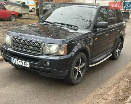 Синий Ленд Ровер Рендж Ровер Спорт, объемом двигателя 4.4 л и пробегом 197 тыс. км за 9900 $, фото 1 на Automoto.ua