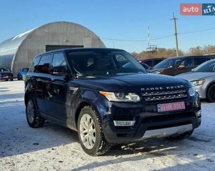Синий Ленд Ровер Рендж Ровер Спорт, объемом двигателя 3 л и пробегом 193 тыс. км за 18800 $, фото 1 на Automoto.ua