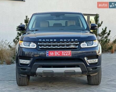 Синий Ленд Ровер Рендж Ровер Спорт, объемом двигателя 3 л и пробегом 197 тыс. км за 19900 $, фото 1 на Automoto.ua