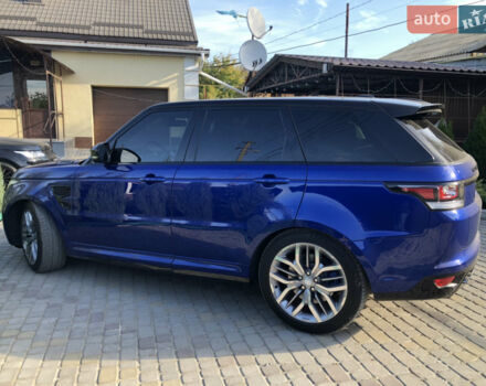 Синій Ленд Ровер Range Rover Sport, об'ємом двигуна 5 л та пробігом 147 тис. км за 37000 $, фото 3 на Automoto.ua
