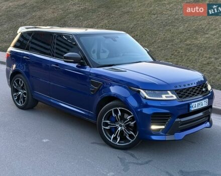 Синий Ленд Ровер Рендж Ровер Спорт, объемом двигателя 5 л и пробегом 159 тыс. км за 47000 $, фото 9 на Automoto.ua