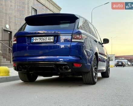 Синій Ленд Ровер Range Rover Sport, об'ємом двигуна 5 л та пробігом 85 тис. км за 51000 $, фото 6 на Automoto.ua