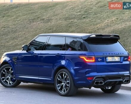 Синий Ленд Ровер Рендж Ровер Спорт, объемом двигателя 5 л и пробегом 159 тыс. км за 47000 $, фото 1 на Automoto.ua