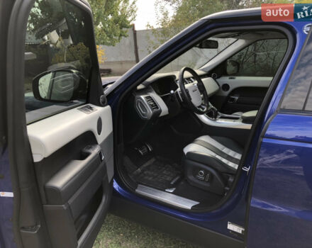 Синій Ленд Ровер Range Rover Sport, об'ємом двигуна 5 л та пробігом 147 тис. км за 37000 $, фото 15 на Automoto.ua