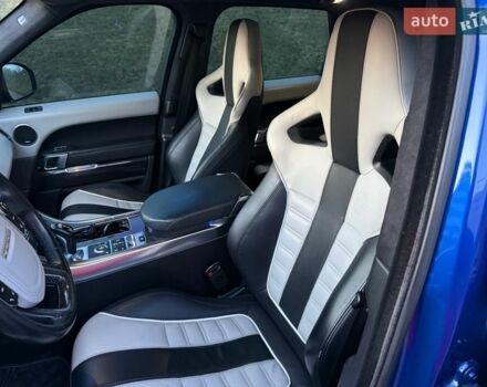 Синий Ленд Ровер Рендж Ровер Спорт, объемом двигателя 5 л и пробегом 159 тыс. км за 47000 $, фото 7 на Automoto.ua