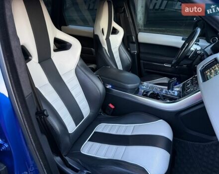 Синий Ленд Ровер Рендж Ровер Спорт, объемом двигателя 5 л и пробегом 159 тыс. км за 47000 $, фото 8 на Automoto.ua