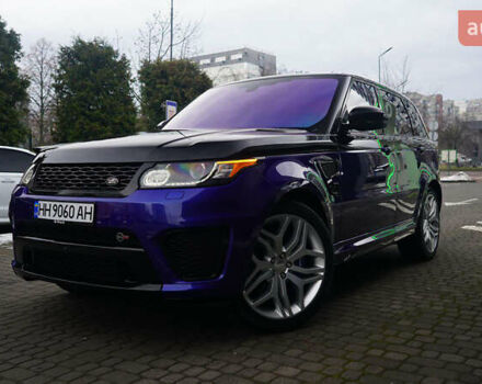 Синій Ленд Ровер Range Rover Sport, об'ємом двигуна 5 л та пробігом 97 тис. км за 50900 $, фото 1 на Automoto.ua