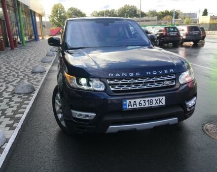 Синій Ленд Ровер Range Rover Sport, об'ємом двигуна 3 л та пробігом 58 тис. км за 43000 $, фото 1 на Automoto.ua