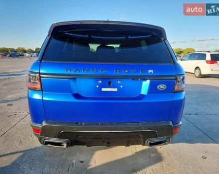 Синий Ленд Ровер Рендж Ровер Спорт, объемом двигателя 3 л и пробегом 81 тыс. км за 12800 $, фото 4 на Automoto.ua