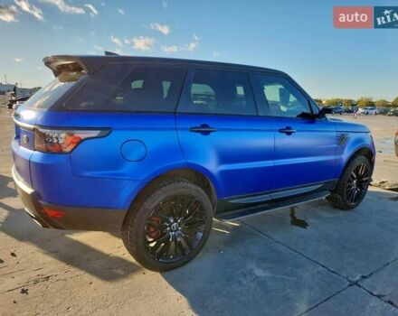 Синий Ленд Ровер Рендж Ровер Спорт, объемом двигателя 3 л и пробегом 81 тыс. км за 12800 $, фото 5 на Automoto.ua
