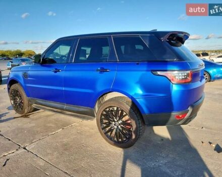 Синий Ленд Ровер Рендж Ровер Спорт, объемом двигателя 3 л и пробегом 81 тыс. км за 12800 $, фото 3 на Automoto.ua