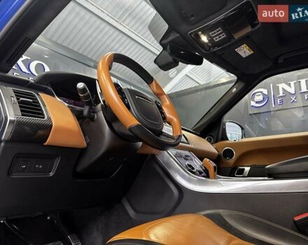 Синій Ленд Ровер Range Rover Sport, об'ємом двигуна 5 л та пробігом 82 тис. км за 97500 $, фото 28 на Automoto.ua