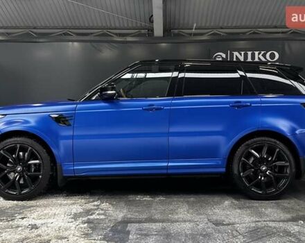 Синій Ленд Ровер Range Rover Sport, об'ємом двигуна 5 л та пробігом 82 тис. км за 97500 $, фото 7 на Automoto.ua