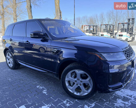 Синій Ленд Ровер Range Rover Sport, об'ємом двигуна 3 л та пробігом 205 тис. км за 33500 $, фото 1 на Automoto.ua