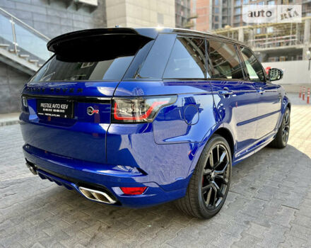 Синій Ленд Ровер Range Rover Sport, об'ємом двигуна 5 л та пробігом 28 тис. км за 115000 $, фото 13 на Automoto.ua