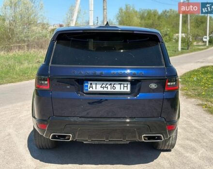 Синій Ленд Ровер Range Rover Sport, об'ємом двигуна 3 л та пробігом 114 тис. км за 38000 $, фото 5 на Automoto.ua
