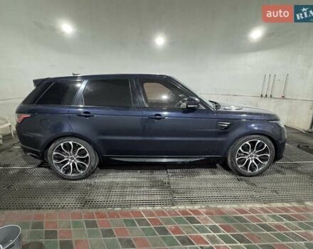 Синий Ленд Ровер Рендж Ровер Спорт, объемом двигателя 3 л и пробегом 113 тыс. км за 43000 $, фото 1 на Automoto.ua