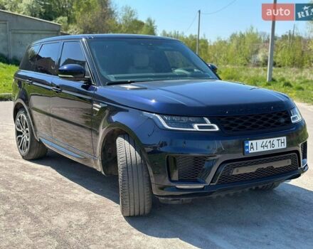 Синій Ленд Ровер Range Rover Sport, об'ємом двигуна 3 л та пробігом 114 тис. км за 38000 $, фото 8 на Automoto.ua