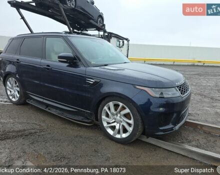 Синій Ленд Ровер Range Rover Sport, об'ємом двигуна 3 л та пробігом 155 тис. км за 25000 $, фото 29 на Automoto.ua