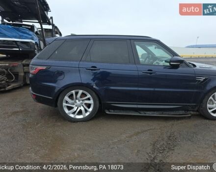 Синій Ленд Ровер Range Rover Sport, об'ємом двигуна 3 л та пробігом 155 тис. км за 25000 $, фото 34 на Automoto.ua