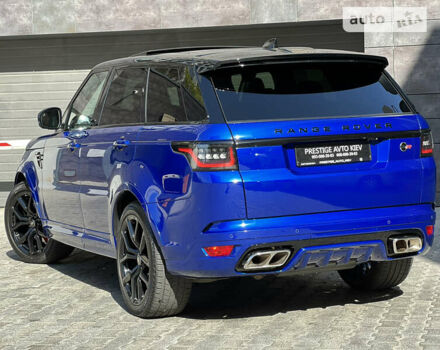Синій Ленд Ровер Range Rover Sport, об'ємом двигуна 5 л та пробігом 28 тис. км за 115000 $, фото 65 на Automoto.ua