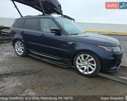 Синій Ленд Ровер Range Rover Sport, об'ємом двигуна 3 л та пробігом 155 тис. км за 25000 $, фото 30 на Automoto.ua