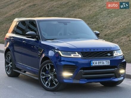 Синий Ленд Ровер Рендж Ровер Спорт, объемом двигателя 5 л и пробегом 159 тыс. км за 47000 $, фото 1 на Automoto.ua