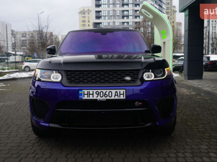 Синій Ленд Ровер Range Rover Sport, об'ємом двигуна 5 л та пробігом 97 тис. км за 42500 $, фото 1 на Automoto.ua