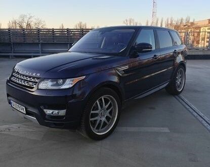 Синий Ленд Ровер Рендж Ровер Спорт, объемом двигателя 3 л и пробегом 116 тыс. км за 30000 $, фото 1 на Automoto.ua