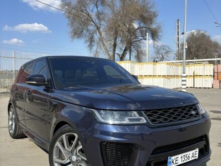 Синий Ленд Ровер Рендж Ровер Спорт, объемом двигателя 3 л и пробегом 154 тыс. км за 35999 $, фото 1 на Automoto.ua