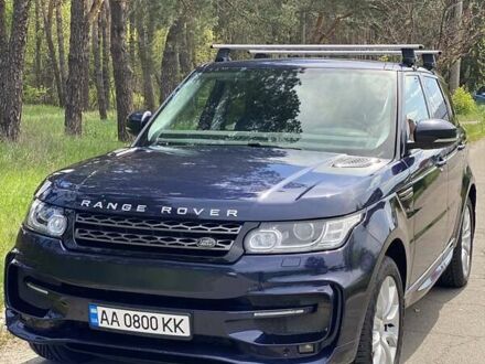 Синій Ленд Ровер Range Rover Sport, об'ємом двигуна 3 л та пробігом 155 тис. км за 38000 $, фото 1 на Automoto.ua