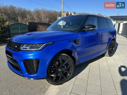 Ленд Ровер Range Rover Sport 2019 у Львові на Automoto.ua Синій Ленд Ровер Range Rover Sport, об'ємом двигуна 5 л та пробігом 77 тис. км за 83000 $, фото 1 на Automoto.ua