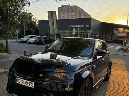 Синий Ленд Ровер Рендж Ровер Спорт, объемом двигателя 3 л и пробегом 79 тыс. км за 54500 $, фото 1 на Automoto.ua