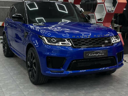 Синий Ленд Ровер Рендж Ровер Спорт, объемом двигателя 2.99 л и пробегом 120 тыс. км за 67000 $, фото 1 на Automoto.ua