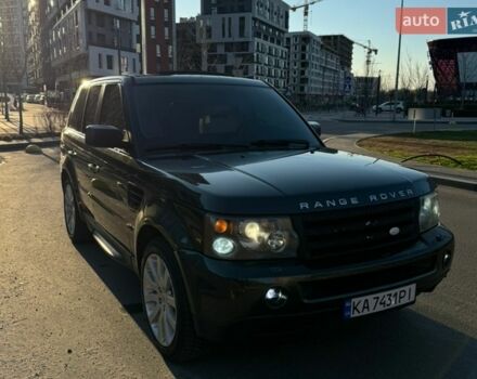 Зеленый Ленд Ровер Рендж Ровер Спорт, объемом двигателя 4.2 л и пробегом 240 тыс. км за 7500 $, фото 1 на Automoto.ua