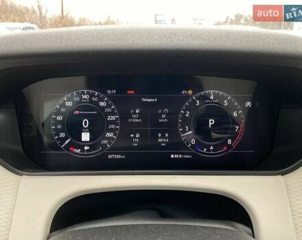 Белый Ленд Ровер Рендж Ровер Велар, объемом двигателя 3 л и пробегом 77 тыс. км за 34900 $, фото 14 на Automoto.ua