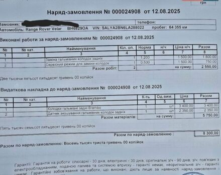 Белый Ленд Ровер Рендж Ровер Велар, объемом двигателя 2 л и пробегом 82 тыс. км за 36666 $, фото 32 на Automoto.ua
