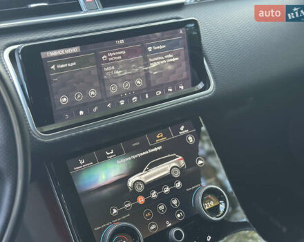 Чорний Ленд Ровер Рендж Ровер Велар, об'ємом двигуна 2 л та пробігом 83 тис. км за 32900 $, фото 23 на Automoto.ua