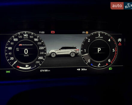 Чорний Ленд Ровер Рендж Ровер Велар, об'ємом двигуна 2.99 л та пробігом 74 тис. км за 49000 $, фото 42 на Automoto.ua