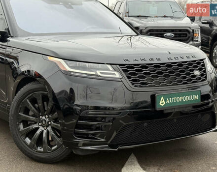 Черный Ленд Ровер Рендж Ровер Велар, объемом двигателя 3 л и пробегом 81 тыс. км за 45800 $, фото 3 на Automoto.ua