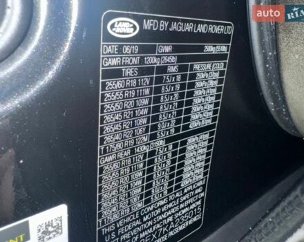 Черный Ленд Ровер Рендж Ровер Велар, объемом двигателя 2 л и пробегом 224 тыс. км за 29000 $, фото 19 на Automoto.ua