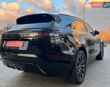 Черный Ленд Ровер Рендж Ровер Велар, объемом двигателя 2 л и пробегом 92 тыс. км за 36500 $, фото 9 на Automoto.ua