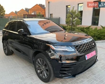 Черный Ленд Ровер Рендж Ровер Велар, объемом двигателя 2 л и пробегом 92 тыс. км за 36500 $, фото 1 на Automoto.ua