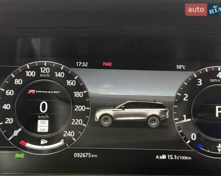 Чорний Ленд Ровер Рендж Ровер Велар, об'ємом двигуна 2 л та пробігом 93 тис. км за 39700 $, фото 27 на Automoto.ua