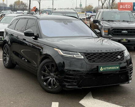 Черный Ленд Ровер Рендж Ровер Велар, объемом двигателя 3 л и пробегом 81 тыс. км за 45800 $, фото 1 на Automoto.ua