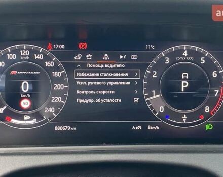 Черный Ленд Ровер Рендж Ровер Велар, объемом двигателя 2 л и пробегом 81 тыс. км за 49500 $, фото 25 на Automoto.ua